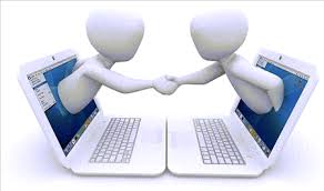 en tecknad bild  med personer som kommer ut ut sina datorer som ska symbolisera NFS:s andra teamsmöte hösten 2025